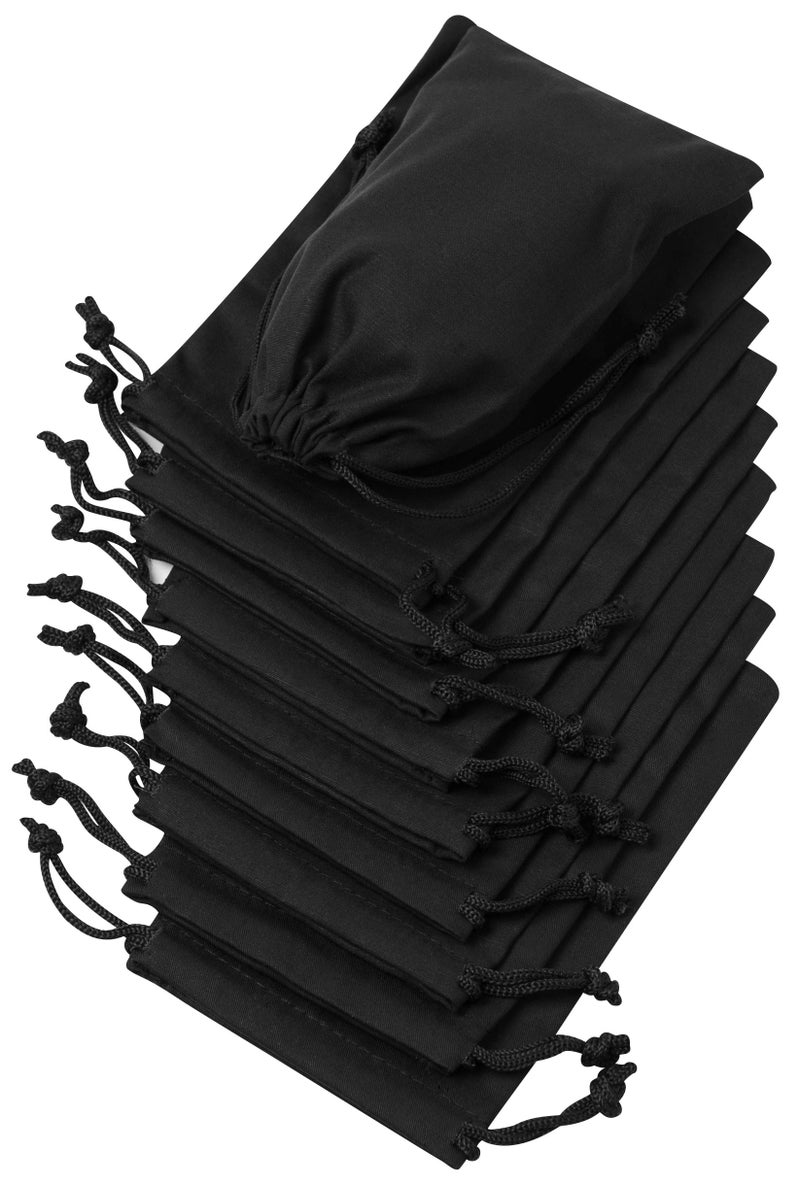 DR Drawstring Bags 12-Pack For Storage Pantry Gifts (4 x 6 inch - 12 pack) - Image 1